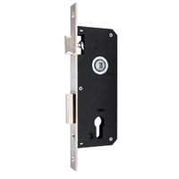 Corps de serrure de porte résidentielle avec finition anti-corrosion