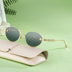 โดลเช่&แกบบาน่าแว่นกันแดดทรงวงรีสำหรับผู้หญิงกรอบโลหะป้องกันรังสียูวี 400 เลนส์สีดำคลาส 2 แว่นกันแดด DG-98376 - Product Image 4