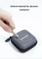 Casing Penyimpanan Earphone UGREEN Tas Headphone Keras untuk Airpods Earpods Sennheiser Bantalan Telinga Aksesori Earphone Bluetooth Nirkabel