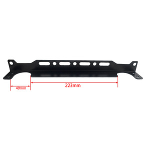 Oil Cooler <b>Bracket</b> Aluminum Long <b>Bracket</b> For Japanese Style Cars Customizable Black <b>Silver</b> OCB02 - Product Image 4