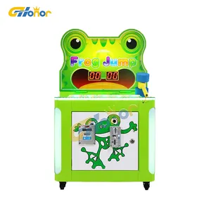 Frog Jump Kiddie Child-Parents Amusement Electronic Arcade Redemption Games Machine Coin Operated Kiddie Game For Children