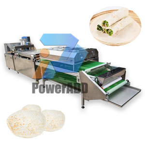 <span class=keywords><strong>Ligne</strong></span> de production de tortillas entièrement automatique Poweradd pour chapati au blé et au maïs, capacité de 600 à 3000 pièces/h, composants principaux PLC pour la fabrication de tacos et de wraps - Product Image 1