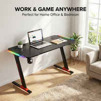 Table de jeu AOR, en métal écologique EO, avec guide de lumière en acrylique, démontable, emballage en gros d'usine