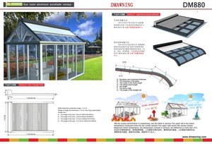 Toldo Motorizado de Aluminio para Invernadero, Techo Retráctil con Persianas Enrollables, Sala de Luz, Terraza, Cubiertas para Patio - Product Image 4