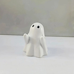 Best Selling Halloween Cartoon Design Ghost Pen Holder Resin Crafts Resin Crafts From China
