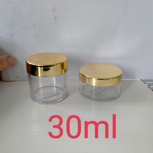 Tarros de Plástico de Lujo con Tapas Doradas 20g 30g 50g 60g, Envases Vacíos para Crema Facial, Tarros de Acrílico para Polvo, Envases para Cuidado de la Piel - Product Image 4