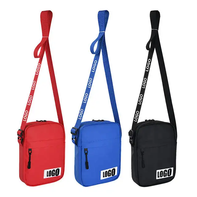 OEM/ODM Custom Popular Mini Simple sling with logo cross body pack messenger bags custom men crossbody bag shoulder bag for men