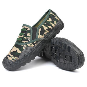Zapatos de Trabajo de Camuflaje para Hombre, Sin Cordones, Tacón Bajo, Transpirables, con Suela de Goma Antideslizante, Zapatos de Entrenamiento para Jóvenes y Fitness - Product Image 1