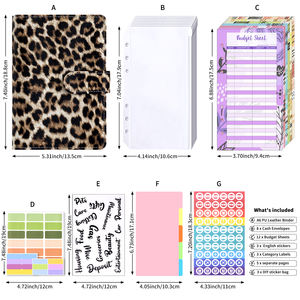 Agenda/Organizer in Pelle/PVC Wenshun con Pagine Stampate, Rilegatura a Fogli Mobili, 96 Pagine per Ufficio e Uso Aziendale, Idea Regalo - Product Image 1