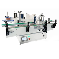 Jianfeng Machine d'étiquetage semi-automatique de bouteilles rondes de bureau Machine d'étiquetage auto-adhésive de bouteille en plastique ronde