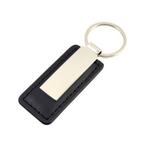 Llavero Rectangular de Cuero PU Duradero con Logotipo Personalizado e Impresión Tipográfica para Regalos Promocionales de Marcas de Autos de Lujo - Product Image 3