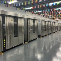 Horno Rotatorio Industrial a Gas, Diésel y Eléctrico para Panadería, Horno Rotatorio Comercial Italiano de 8, 16, 32 y 64 Bandejas, Precio de Venta