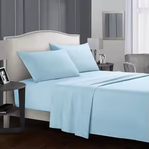 Nhuộm Bộ Đồ Giường 4 Mảnh Trải Giường Thiết Lập Phản Ứng In 4PC Bedsheet Thiết Lập Trong Một Túi Bộ Đồ Giường - Product Image 6