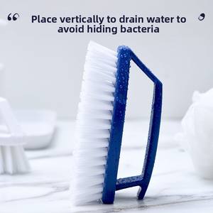 Cepillo de Plástico Multifuncional de Alta Dureza con Mango Largo, Herramienta de Limpieza Potente para Zapatos, Ropa, Jeans y Alfombras - Product Image 4