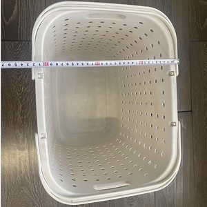 Plastic Laundry <b>Basket</b> Rectangle Extra <b>Large</b> Durable Clothing Organizer Standing Type - Product Image 5