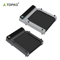 Tapis roulant pliable TOPKO, nouveau design breveté, logo personnalisé, utilisation intelligente à domicile/au bureau, machine de marche et de course portable