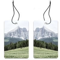 Désodorisant de voiture en papier personnalisable à évaporation naturelle et parfum longue durée – Variété d'arômes en suspension décorative