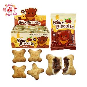 Biscuits classiques en forme de petit ours avec confiture de chocolat - Product Image 1