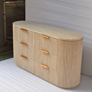 <span class=keywords><strong>Banc</strong></span> TV en travertin naturel glamour français commode design moderne <span class=keywords><strong>rangement</strong></span> mural pour chambres à coucher de luxe salons - Product Image 4