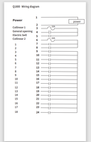 Control Remoto Inalámbrico para Grúa LCC Q1800 de Una Sola Velocidad con 18 Botones para Interruptor de Control Remoto Industrial