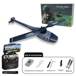 Drone <span class=keywords><strong>hélicoptère</strong></span> miniature Black Hornet avec caméra Wifi 1080P, modèle de chasseur à réaction RC C128, prêt à voler - Product Image 5