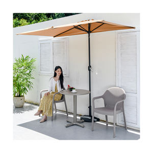Demi-<span class=keywords><strong>parapluie</strong></span> au design unique, parasol d'extérieur, parasol latéral, bar de jardin, tente de décoration pour café - Product Image 1