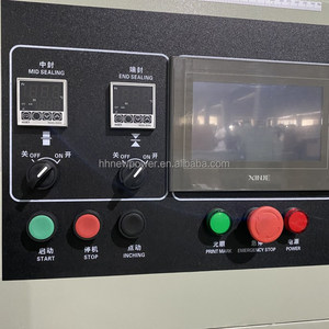 Servo Motor Pillow Type Chocolate Ball Bar <strong>Flow</strong> Wrap Packaging Cereal Bar Horizontal <strong>Packing</strong> <strong>Machine</strong> With Punch <strong>Function</strong> - Product Image 2