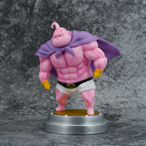 Offre Spéciale dessin animé <span class=keywords><strong>rose</strong></span> monstre Anime Figure 15.5cm PVC Action poupée énorme graisse Majin Buu Muscle Ver. pour collectionneurs pour jouets d'affichage - Product Image 5