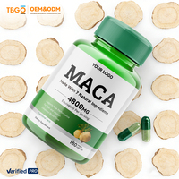 Complément Herbal Lytam OEM pour Hommes et Femmes, Capsules Maca Plus pour Courbes des Fesses, Capsules de Racine de Maca Noire pour la Puissance Masculine