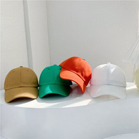 Gorra de Béisbol Infantil de Color Sólido, Gorra de Verano para Niños, Gorra de Primavera Estilo Coreano, Venta al Por Mayor