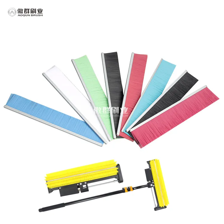 OEM ODM Wholesale Soft Bristle Roller Brush Solar Pv Module Cleaning Brush For Panels Cleaning