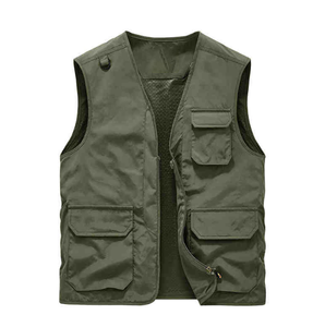 Nuovo Gilet da Esterno da <span class=keywords><strong>Uomo</strong></span>, <span class=keywords><strong>Casual</strong></span>, con Tasche Multiple, Vestibilità Ampia e Oversize, per Pesca, Tutte le Stagioni, Asciugatura Rapida - Product Image 1