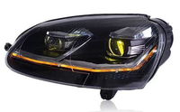 AURON 2003-2011 VW Golf 5 Lámpara LED de Luz Baja, Directo de Fábrica, Nueva, 12V 36W 6000 lm 6000K, Ajuste Universal, 6 Meses de Garantía, Alta Calidad