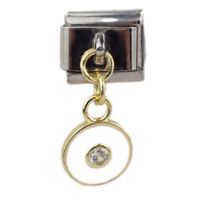 Bracelet Modulable Style Italien Or et Diamants, Série Pendentifs Personnalisables, Chaîne d'Assemblage, Bracelets Breloques Tendance - Product Image 4