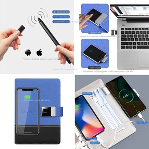 Cubierta de cuero inteligente Tamaño A3 Pantalla de papel de hojas sueltas Bloc de notas síncrono Escritura en tiempo real Almacenamiento sin conexión Al Imagen generada - Product Image 4