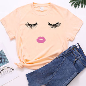 Camisetas con estampado <span class=keywords><strong>de</strong></span> ojos y <span class=keywords><strong>boca</strong></span>, camisetas divertidas para chicas, ropa <span class=keywords><strong>de</strong></span> moda Harajuku, <span class=keywords><strong>Camiseta</strong></span> holgada <span class=keywords><strong>de</strong></span> algodón <span class=keywords><strong>de</strong></span> manga corta holgada <span class=keywords><strong>de</strong></span> verano para <span class=keywords><strong>mujer</strong></span> - Product Image 1