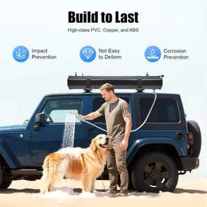 <span class=keywords><strong>Douche</strong></span> <span class=keywords><strong>solaire</strong></span> portable CYEN avec réservoir de grande capacité, fixation sur le toit de la voiture pour le camping, les camping-cars et la plage - Product Image 3