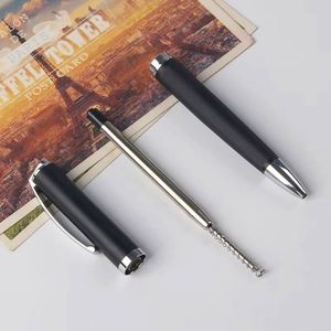 Black Business Premium Metal Ballpoint <b>Pen</b> with logo Luxury Rollerball <b>Pen</b> Customizable Slim Signature <b>Pen</b> for Promotion - Product Image 5