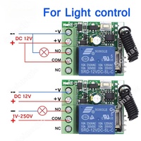 Transmetteur RF 433 Mhz télécommandes avec commutateur de télécommande sans fil DC 12V 1CH Module récepteur relais