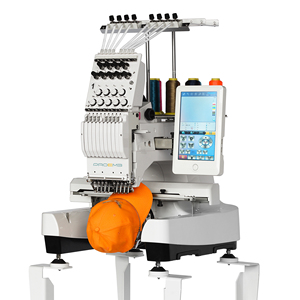 For New 9 Needles Single Head Computerized Embroidery Machine 10" LCD <b>Touch</b> <b>Screen</b> Multifunctional for Home Commercial Use - Product Image 1