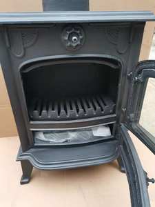 Poêle à <span class=keywords><strong>bois</strong></span> miniature multifuel, design écologique, homologué CE, pour petite pièce, foyer en fonte, poêles à <span class=keywords><strong>bois</strong></span> et à charbon - Product Image 6