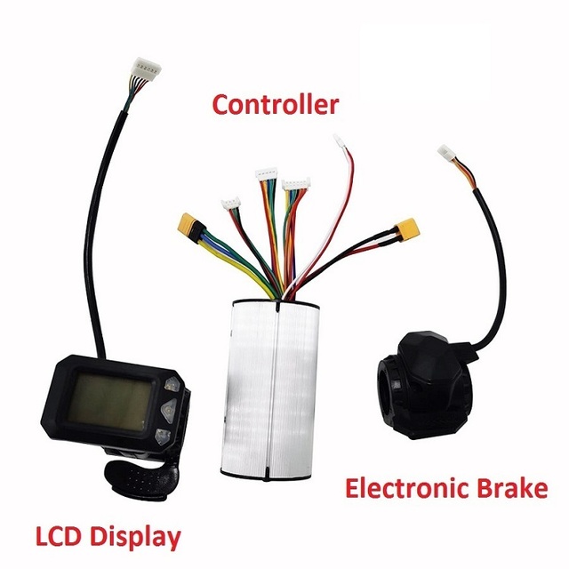 24V 36V   Controller Brake Lcd Display Set Accelerator Half Circle Controller for 5.5 Inch or 6.5 Scooter Controller