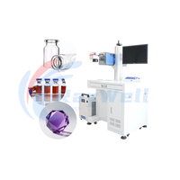 Printer Penanda Laser UV Digital Presisi Tinggi Industri Elektrik 3W 5W 10W Pendingin Air untuk Karton Logam Plastik Mesin