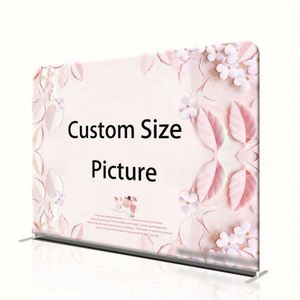 Letterpress Printed 10x10ft Portable Retro Style Pop-up Display <b>Stand</b> Paper Frame Tension Fabric Promotional Party Supplies - Product Image 1