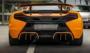 Pour McLaren MP4-12C : Lame arrière en fibre de carbone, Lame inférieure arrière en fibre de carbone, Diffuseur arrière en fibre de carbone - Product Image 6