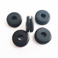 Protector de Cable de Silicona, Protector de Cable de Alimentación de Color Negro, Adecuado para Agujeros de 9,5mm