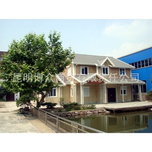 Villa préfabriquée à ossature légère en acier, style chinois, charge de toit de 20 lb/pi², résistance au vent de 121 mph, garantie de 5 ans, installation sur site - Product Image 4