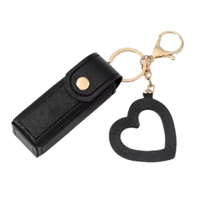 Zacht Lederen Draagbare Lippenstift Houder Sleutelhanger Reizen Met Lippenstift Etui Met Metalen Sleutelhanger Zakelijk Of Relatiegeschenk - Product Image 4