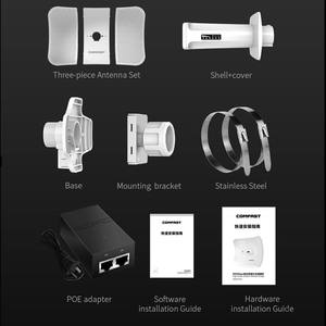 Pont sans fil <span class=keywords><strong>longue</strong></span> <span class=keywords><strong>portée</strong></span> CPE 900 Mbps 5,8 GHz 25 km, routeur point d'accès haute puissance 1000 mW, répéteur d'antenne Wi-Fi AP 26 dBi - Product Image 6