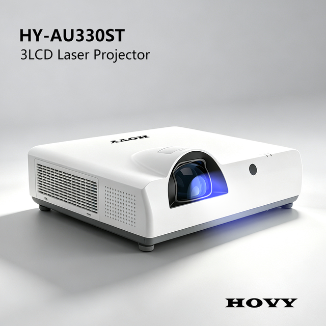 New 2K 3LCD Laser Projector 3300 Lumens with Long Life Lamp & Speaker for Party Events, Design & Inquiry Available